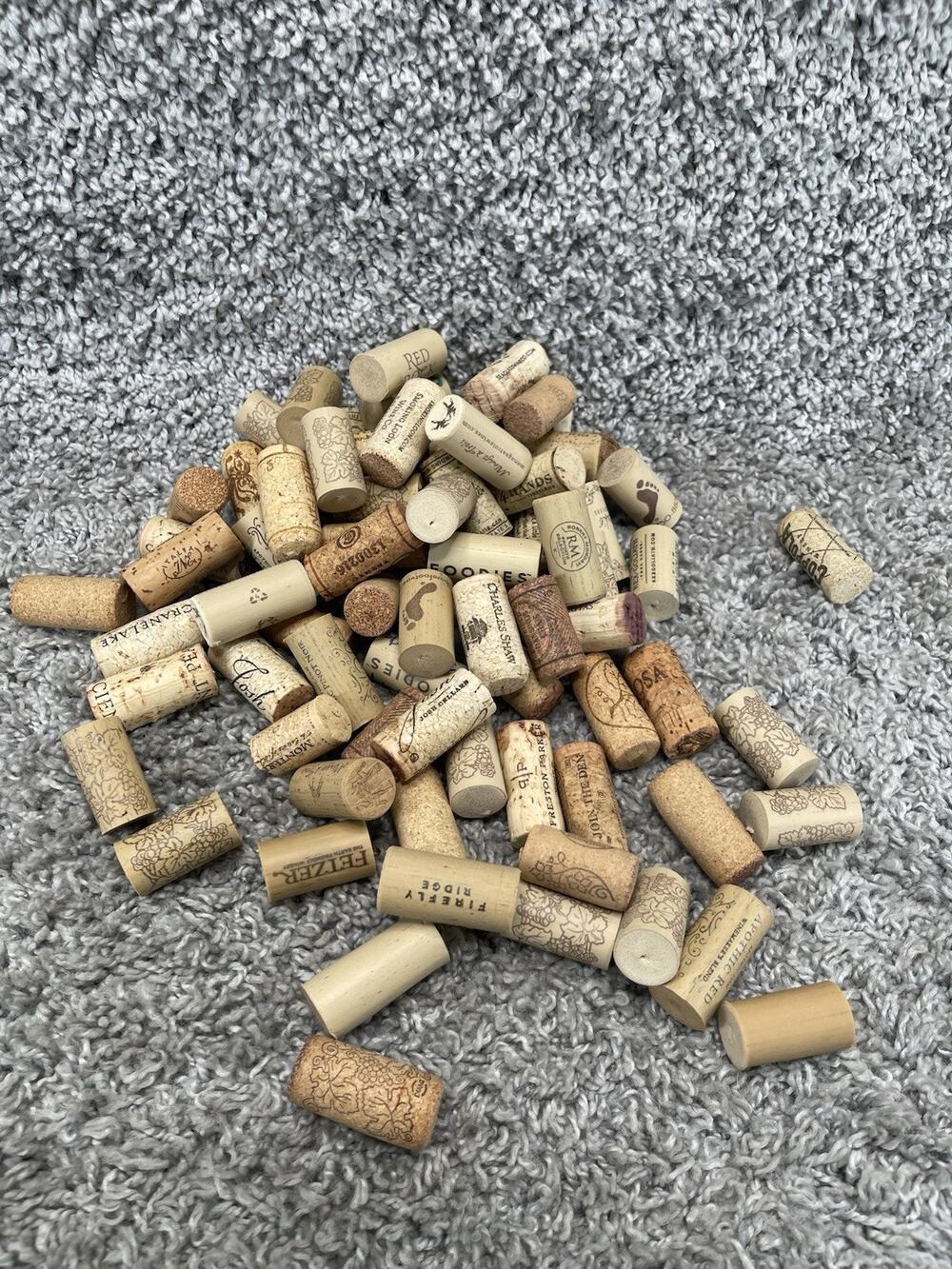 Wine Corks Mixed Crafts & Crafters Large Collection Of Assorted Lot Of 80